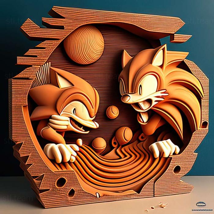 3D модель Игра Sonic the Hedgehog 2 Knuckles (STL)